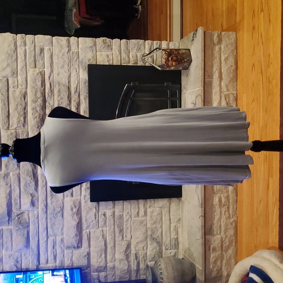 ANDREE BY UNIT Heather Blue Sleeveless Dress. Size Small - Picture 2 of 4